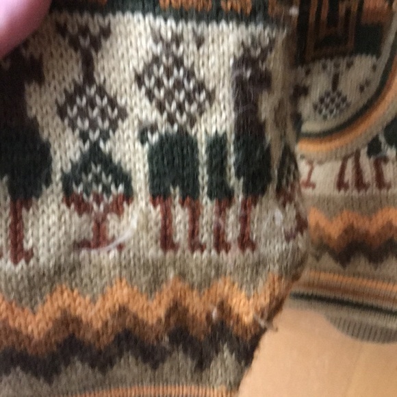 Alpaca zip hooded cardigan - Picture 7 of 8